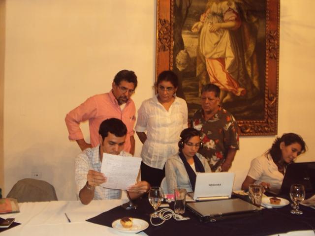 Periodistas en Taller de Produccion Radiofonica